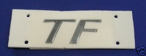 Rear badges tf motif - 'tf',