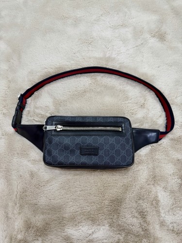 Gucci jacquard supreme belt - gg,