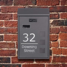Wall mounted post box - post,