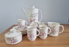 Arklow Pottery Coffee Set. Bray Design.Made In The Republic Of Ireland.Vintage