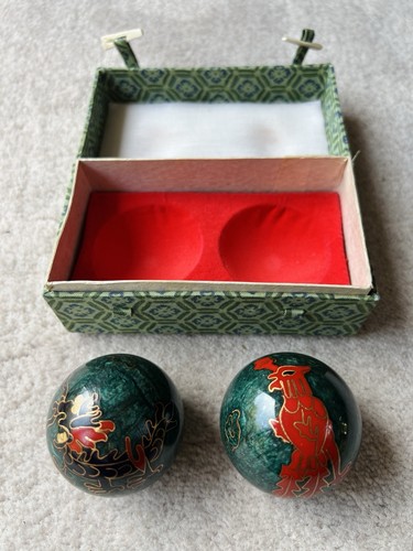 Vintage chinese baoding balls - vintage,