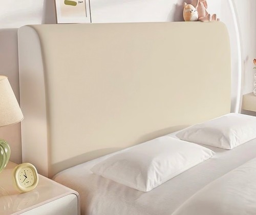 Beige headboard cover