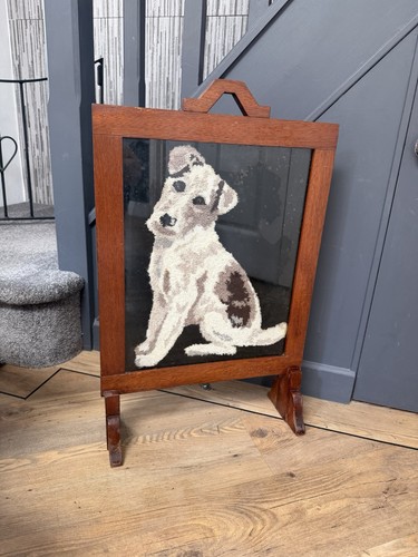 Vintage wooden fire - wooden, screen