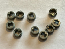 10 X LEGO Light Gray Technic