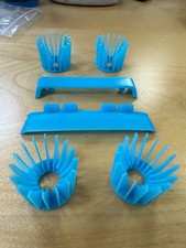 Tamiya Lunchbox to GMC A-Team A Team van wheel inserts, spoiler and visor.