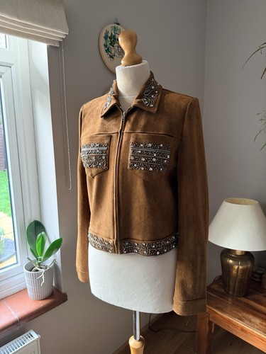 Zara camel brown faux suede - zara,
