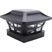 Solar Post  Lights 2 Lighting Modes LED Deck Fence  Lights for  Wooden5811