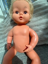 vintage tiny tears doll 1970s