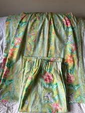 Dorma Hannah Pair of Curtains 66"  wide  x 80" drop  Bright Colours  Good Condit