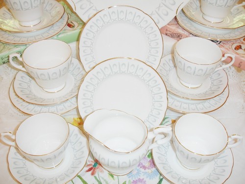 Paragon tea set - paragon, bone