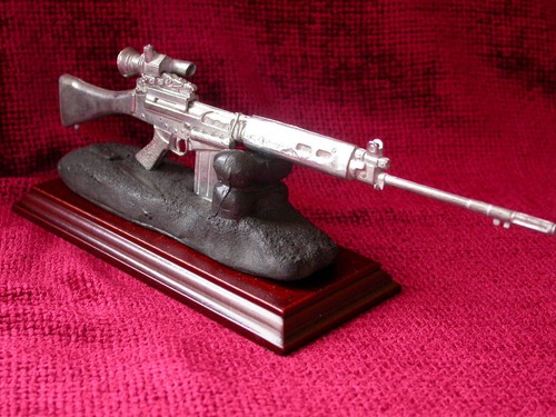 L1a1 slr with - suit, sight