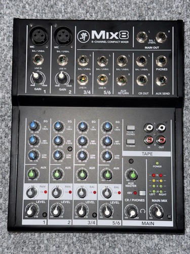 Mackie mix8 channel compact - mackie, 8-channel