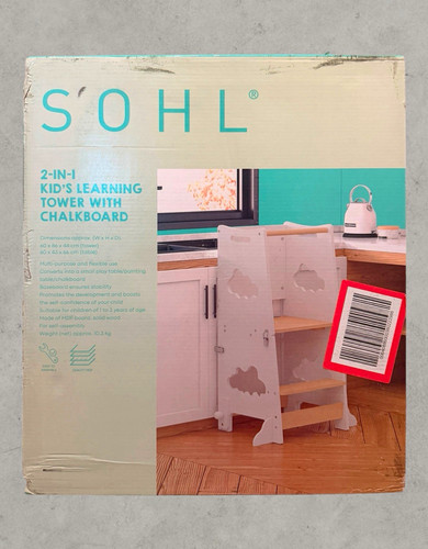 Sohl step stool - sohl, 2-in-1