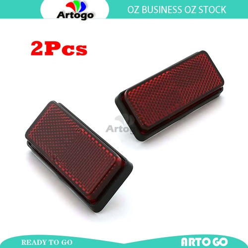 Motorcycle rear reflector - 2x,