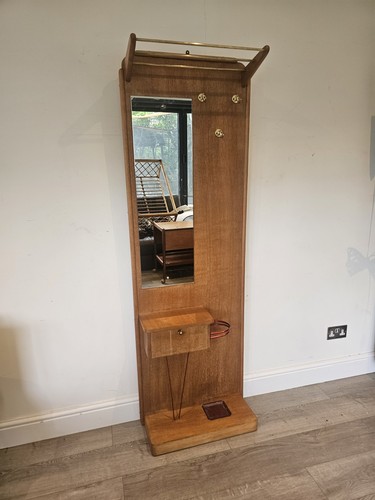 Vintage wooden brass hallway - vintage,