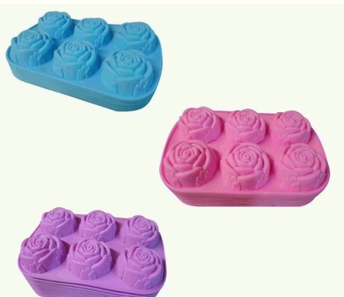 Cavity large rose - 6-cavity,