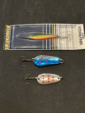 Solvkroken Mini Pirken (Perch) Fishing Lure Plus 2 Others. Free Postage