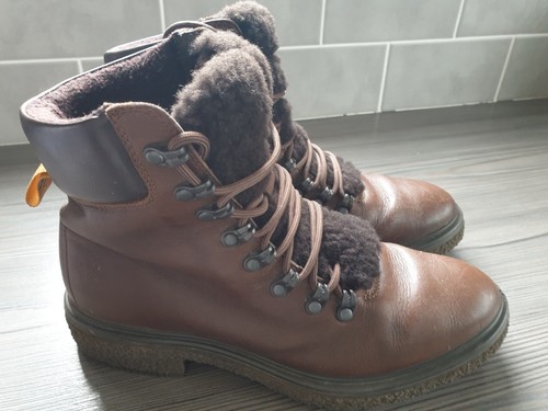 Ecco womens brown leather - leather,