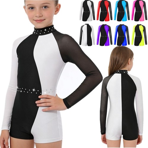 Girls long sleeve unitard - girls,