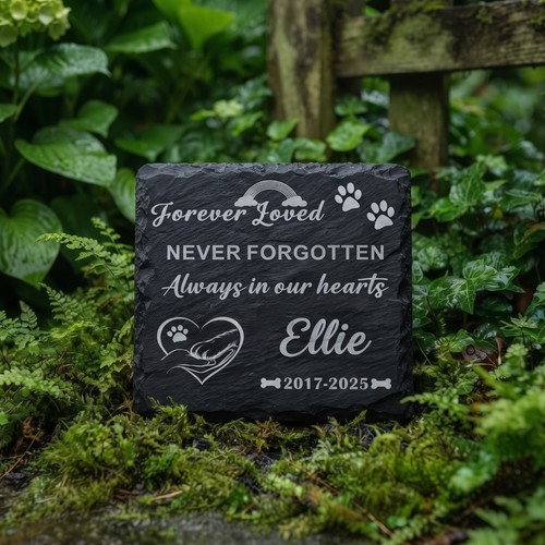 Personalised slate pet - personalised,
