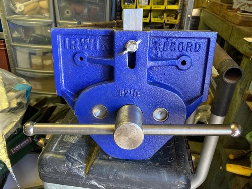 Irwin record vice - 1/2,