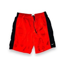 N8* Vintage Nike Flame Shorts Red Vintage XL Travis Scott Muay Thai Rare HTF