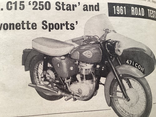 Bsa c15 watsonian avonette - watsonian,
