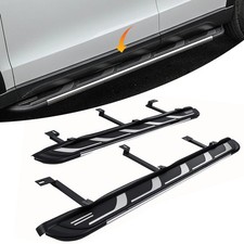 FOR AUDI Q7 16-23 4MB 4MG SIDE STEPS RUNNING BOARDS LATEST STYLE W/ FITTING KIT