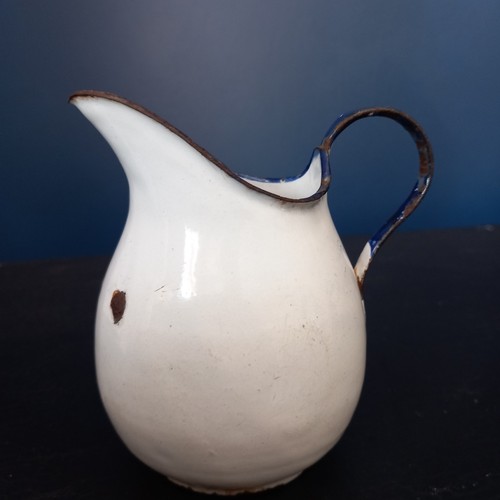 Small vintage enamel jug - small,