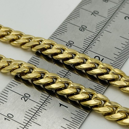 9ct solid yellow gold - 9ct, 7mm