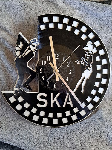 Ska laser cut vinyl wall - cut,