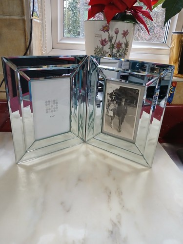 Double hinged bevelled - double, mirror