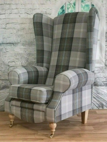 Queen anne arm chair - ex, tall