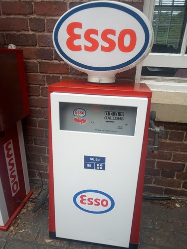 Vintage petrol pump esso - vintage,