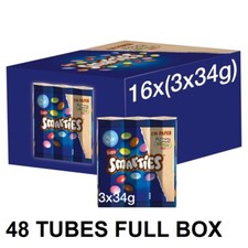 NESTLE SMARTIES CHOCOLATE TUBES 34G X 24 OR 48 TUBES