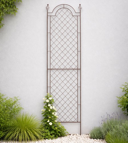 Spiral trellis garden - garden,