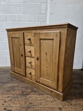 Antique Pine Sideboard /