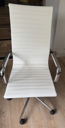 White eames style comfortable - style,