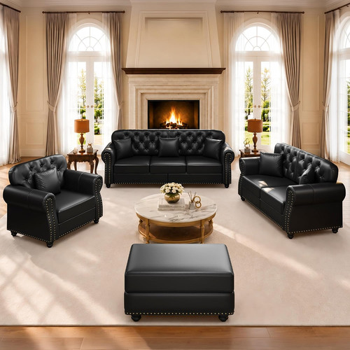 Piece faux leather - faux,