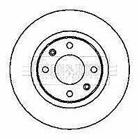 Brake discs pair vented - brake,