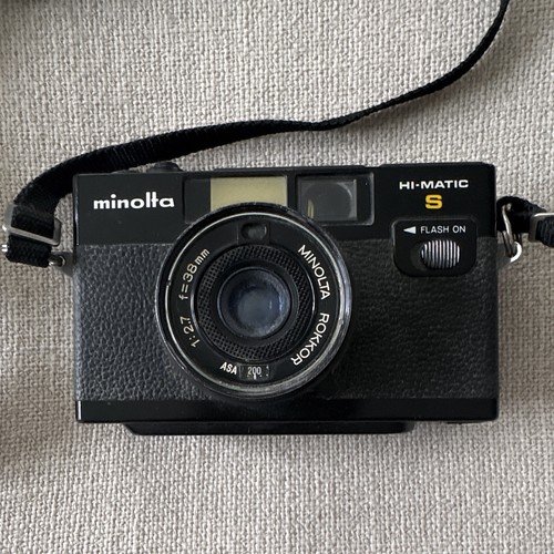 Minolta matic black 35mm - hi-matic,