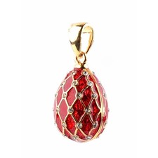 Red Gold Trellis Faberge Egg