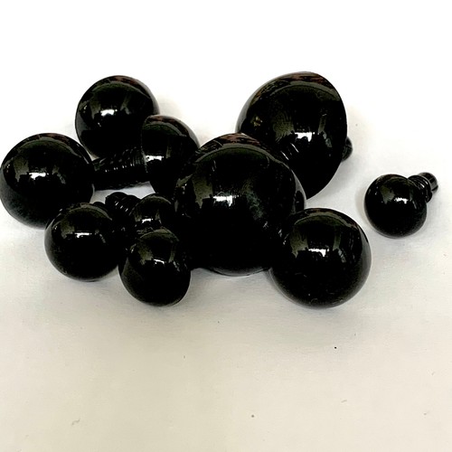 Black safety eyes pairs - 5, |