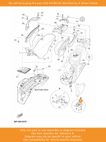 Yamaha seat lock - yamaha,