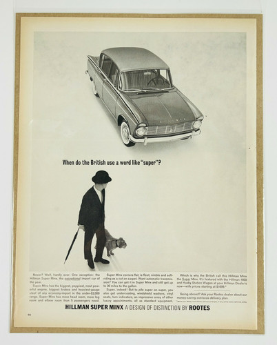 Hillman super minx british - hillman,