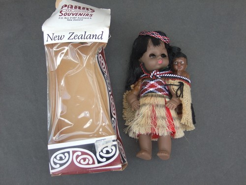 Maori costumed 5in doll - maori,