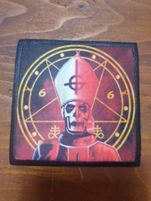 GHOST 666 DEATH  ROCK HEAVY METAL BAND MUSIC SEW IRON ON PATCH