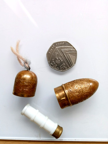 Brass etui bullet style - brass,