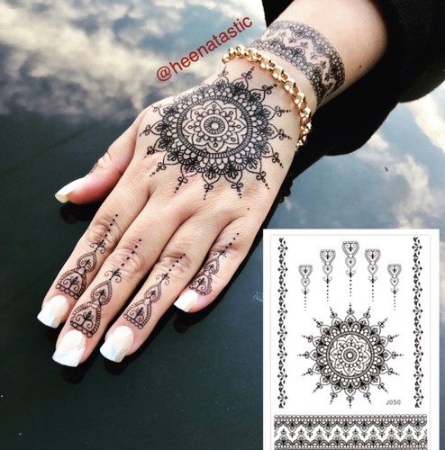 Henna temporary tattoo - henna,