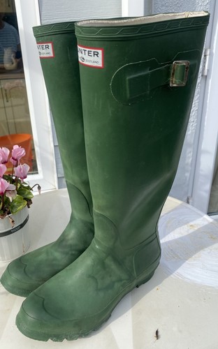 Green vintage hunter - vintage, wellies